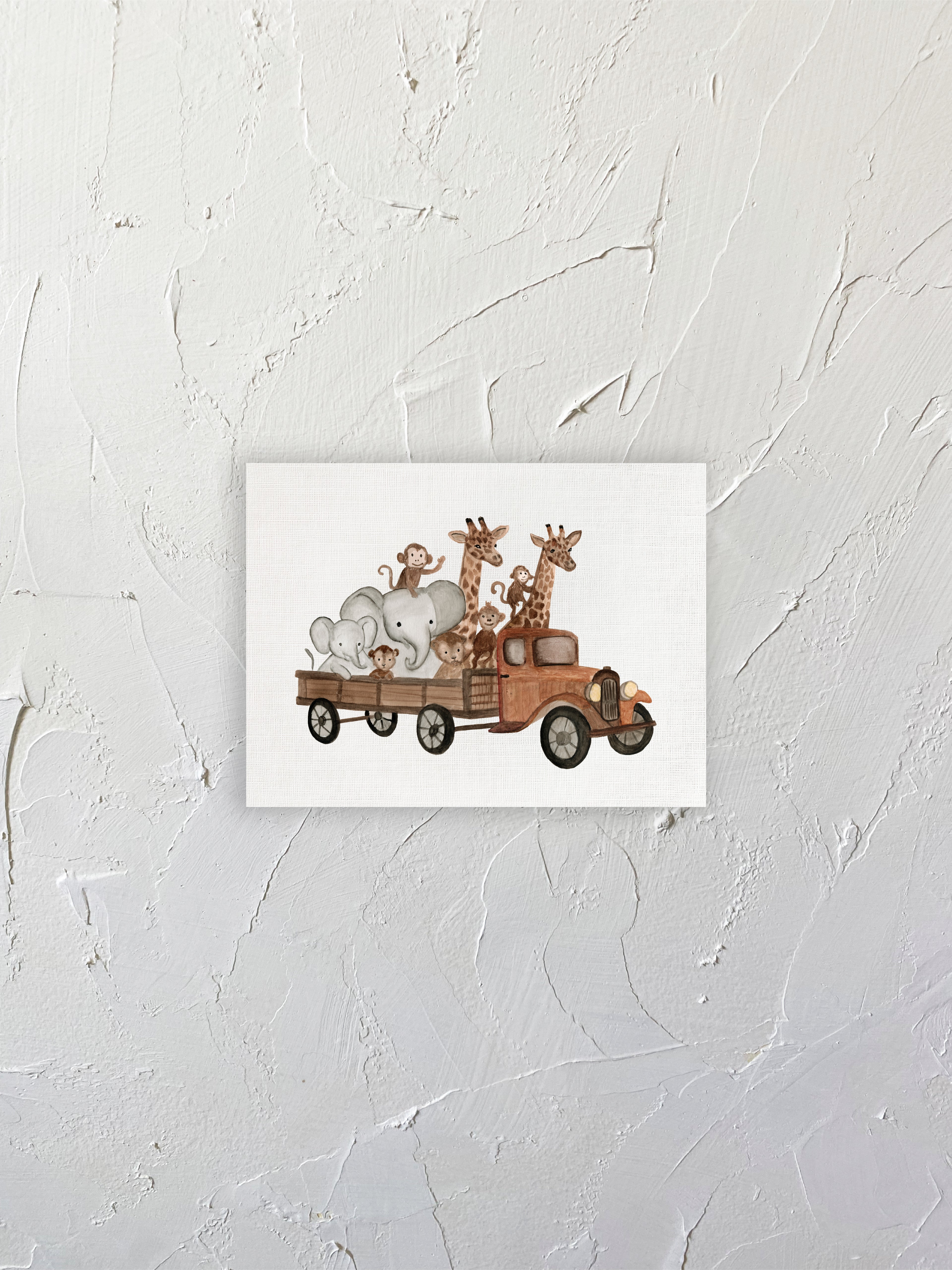 Animales en auto kids